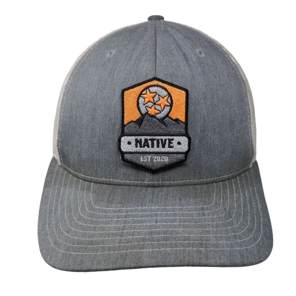Native Est 2020 Patch Snapback Mesh Back Trucker … - image 1